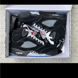 Jordan Black and Gray Sneakers